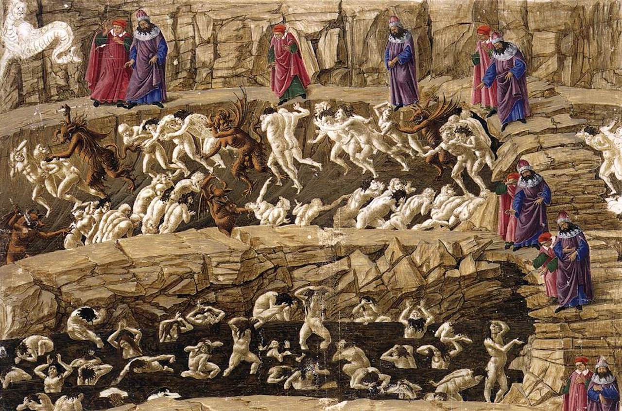 Lo spazio nella Divina Commedia divina commedia emmebiedizioni spazio inferno xviii