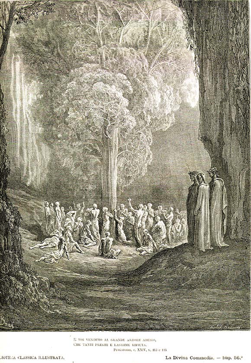 Lo spazio nella Divina Commedia divina commedia emmebiedizioni spazio purgatorio xxiv